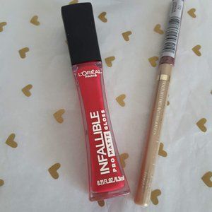 L'Oreal Infallible Lip Gloss & Colour Riche Liner